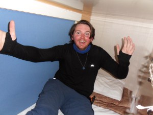 Private bed on Ferry